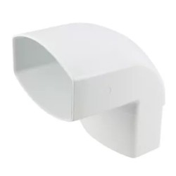 NICOLL Techtan Ovation LG28 PVC-Ti bocht 87,5° 90x56 m/vse wit