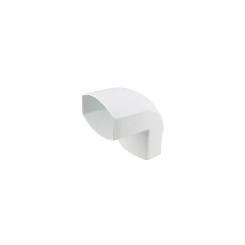 NICOLL Techtan Ovation LG28 PVC-Ti bocht 87,5° 90x56 m/vse wit