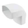 NICOLL Techtan Ovation LG28 PVC-Ti bocht 87,5° 90x56 m/vse wit