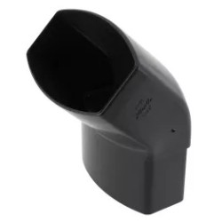 NICOLL Techtan Ovation LG28 PVC-Ti bocht 45° 90x56 m/vse antraciet