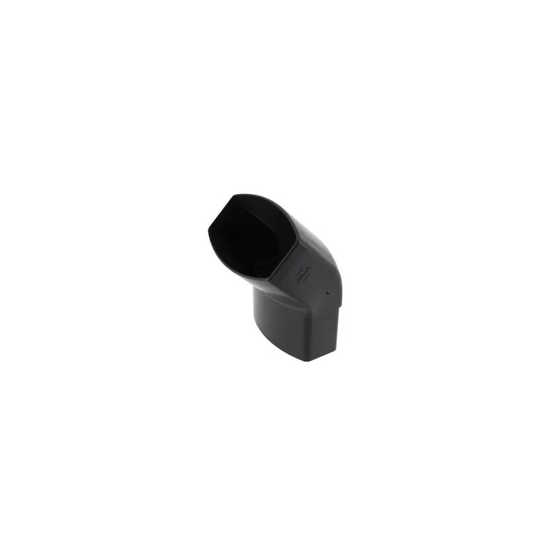 NICOLL Techtan Ovation LG28 PVC-Ti bocht 45° 90x56 m/vse antraciet
