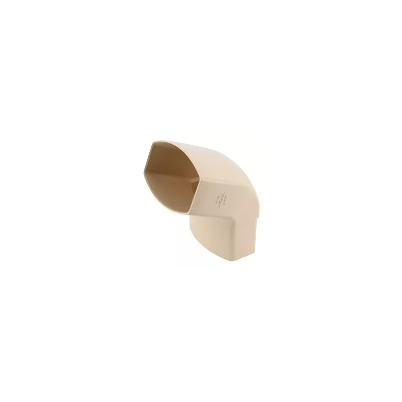 NICOLL Techtan Ovation LG28 PVC-Ti bocht 67,5° 90x56 m/vse beige