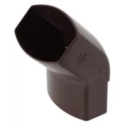 NICOLL Techtan Ovation LG28 PVC-Ti bocht 45° 90x56 m/vse bruin