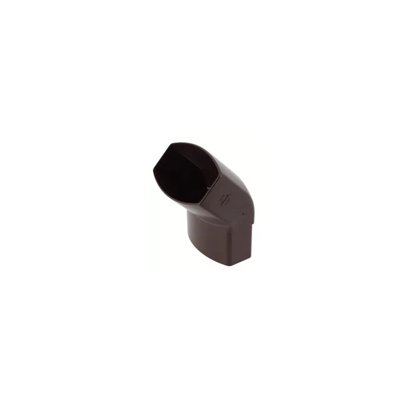 NICOLL Techtan Ovation LG28 PVC-Ti bocht 45° 90x56 m/vse bruin
