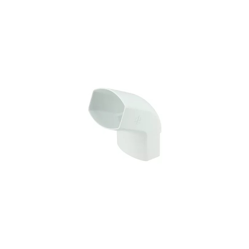 NICOLL Techtan Ovation LG28 PVC-Ti bocht 67,5° 90x56 m/vse wit