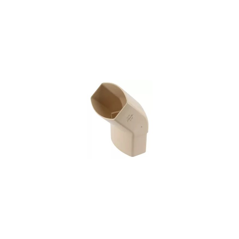 NICOLL Techtan Ovation LG28 PVC-Ti bocht 45° 90x56 m/vse beige