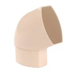 NICOLL Techtan Ovation LG28 PVC-Ti bocht vert 67,5° 90x56 m/vse beige