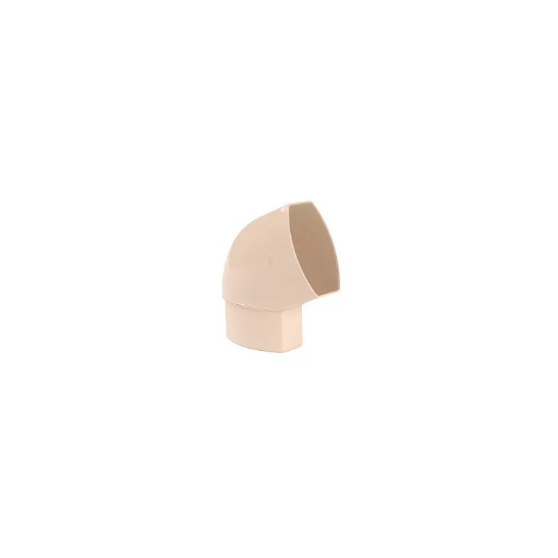 NICOLL Techtan Ovation LG28 PVC-Ti bocht vert 67,5° 90x56 m/vse beige