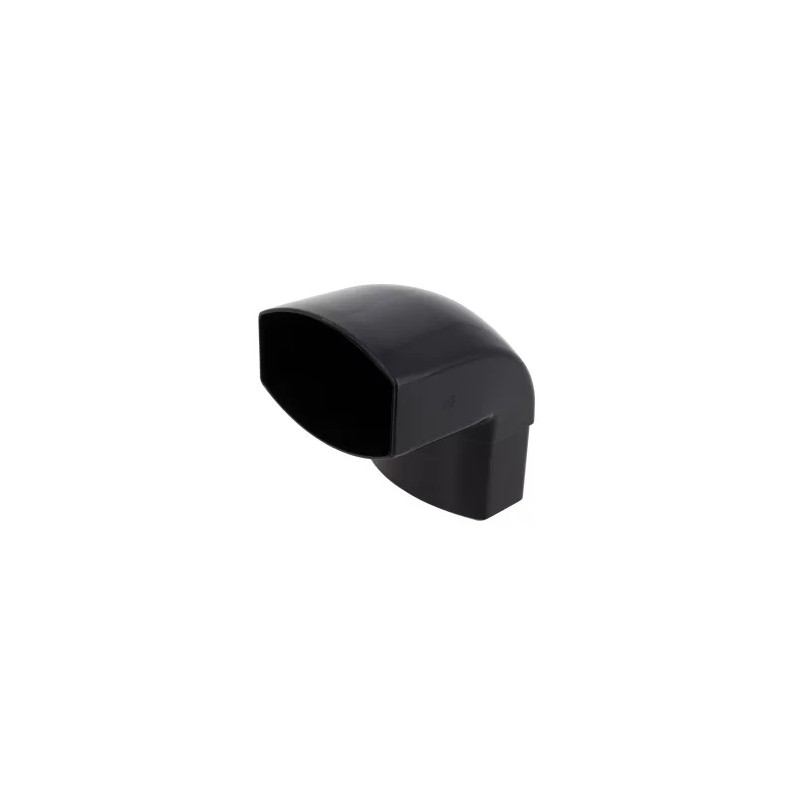 NICOLL Techtan Ovation LG28 PVC-Ti bocht 87,5° 90x56 m/vse zwart