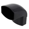 NICOLL Techtan Ovation LG28 PVC-Ti bocht 87,5° 90x56 m/vse zwart