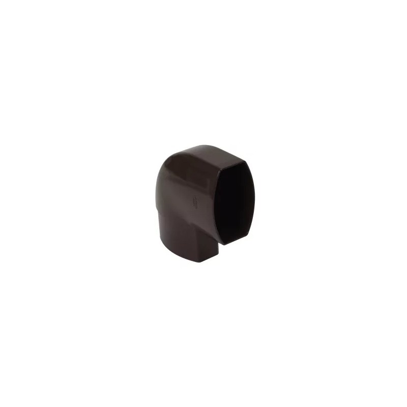NICOLL Techtan Ovation LG28 PVC-Ti bocht vert. 90° 90x56 m/vse bruin