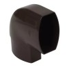NICOLL Techtan Ovation LG28 PVC-Ti bocht vert. 90° 90x56 m/vse bruin