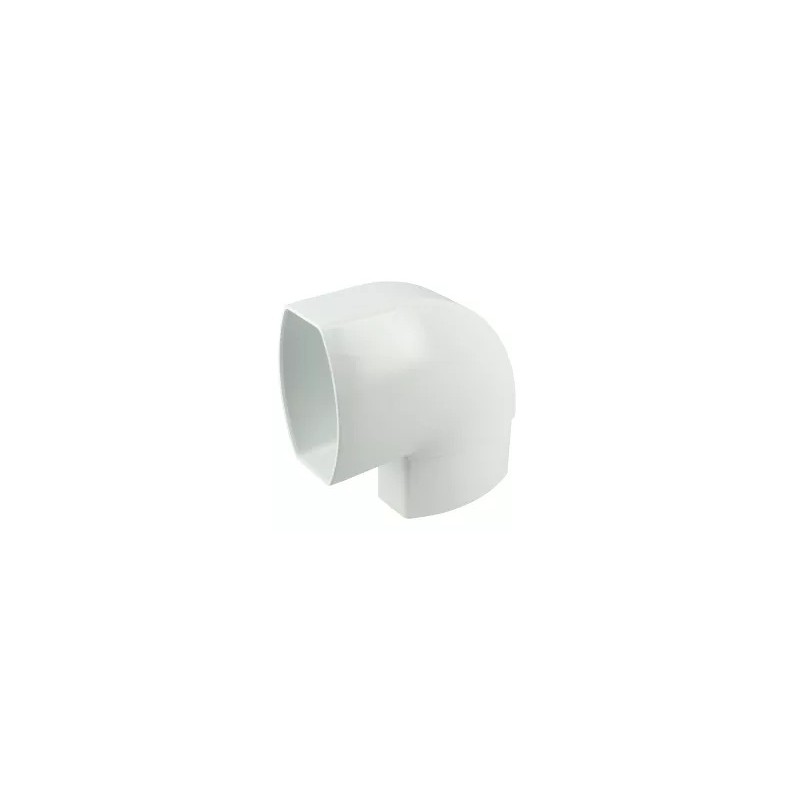 NICOLL Techtan Ovation LG28 PVC-Ti bocht vert. 90° 90x56 m/vse wit