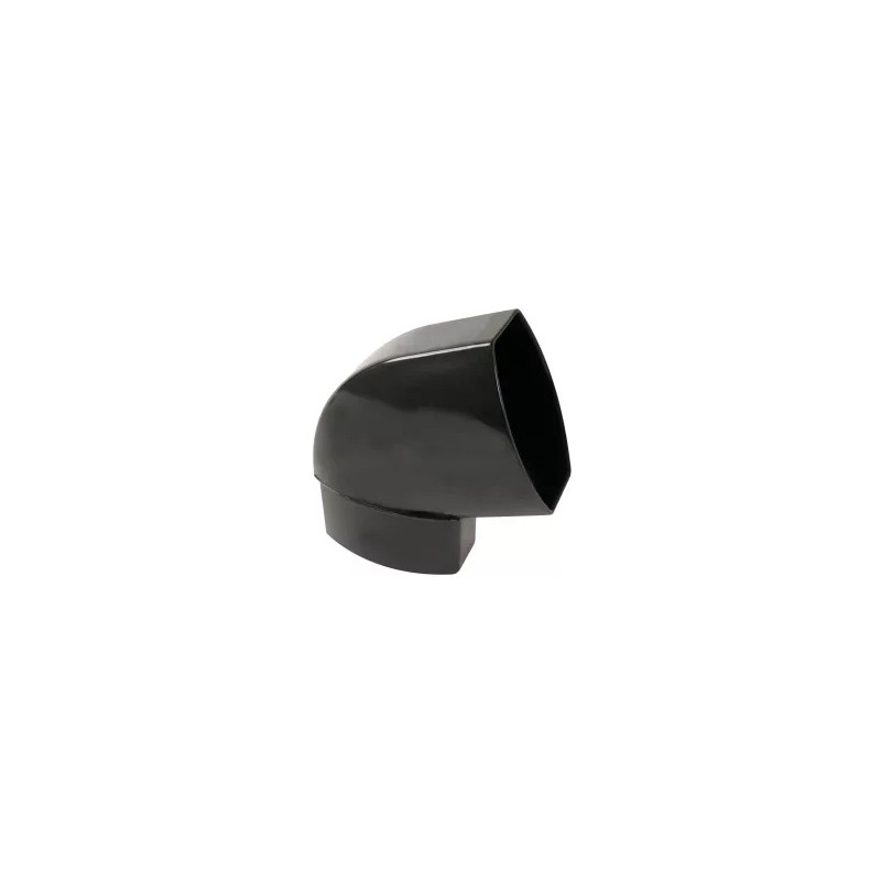 NICOLL Techtan Ovation LG28 PVC-Ti bocht vert 67,5° 90x56 m/vse zwart