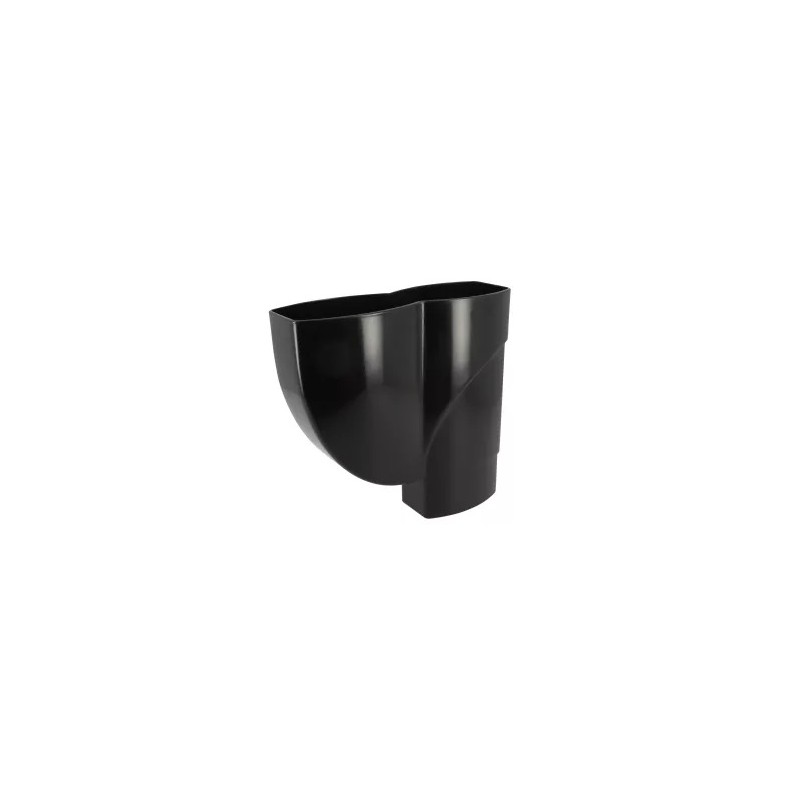 NICOLL Techtan Ovation LG38 PVC-Ti verzamelbak 105x76 zwart