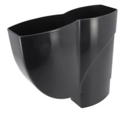 NICOLL Techtan Ovation LG38 PVC-Ti verzamelbak 105x76 antraciet