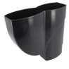 NICOLL Techtan Ovation LG38 PVC-Ti verzamelbak 105x76 antraciet
