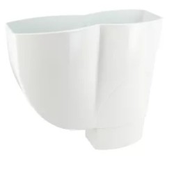 NICOLL Techtan Ovation LG38 PVC-Ti verzamelbak 105x76 wit