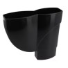 NICOLL Techtan Ovation LG28 PVC-Ti verzamelbak 90x56 zwart