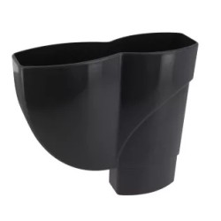 NICOLL Techtan Ovation LG28 PVC-Ti verzamelbak 90x56 antraciet