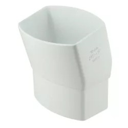 NICOLL Techtan Ovation LG38 PVC-Ti bocht 15° 105x76 m/vse wit