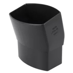 NICOLL Techtan Ovation LG38 PVC-Ti bocht 15° 105x76 m/vse antraciet