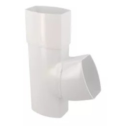 NICOLL Techtan Ovation LG38 PVC-Ti T-stuk 67,5° 105x76 m/vse wit