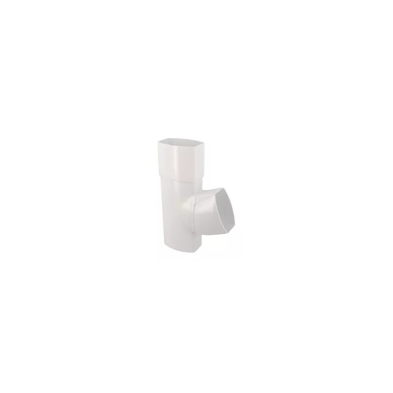 NICOLL Techtan Ovation LG38 PVC-Ti T-stuk 67,5° 105x76 m/vse wit