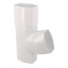 NICOLL Techtan Ovation LG38 PVC-Ti T-stuk 67,5° 105x76 m/vse wit