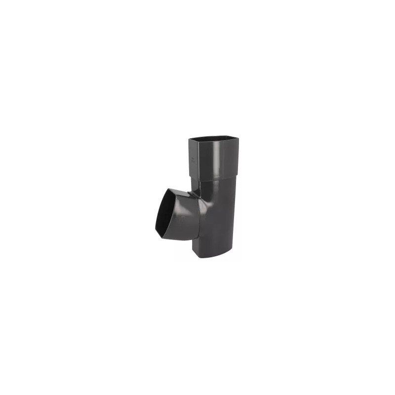 NICOLL Techtan Ovation LG38 PVC-Ti T-stuk 67,5° 105x76 m/vse antraciet