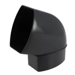NICOLL Techtan Ovation LG38 PVC-Ti bocht vert 67,5° 105x76 m/vse antra