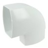 NICOLL Techtan Ovation LG38 PVC-Ti bocht vert. 90° 105x76 m/vse wit
