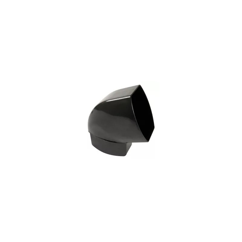 NICOLL Techtan Ovation LG38 PVC-Ti bocht vert 67,5° 105x76 m/vse zwart