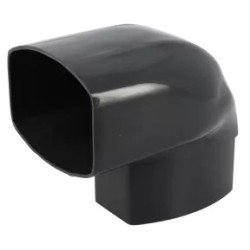 NICOLL Techtan Ovation LG38 PVC-Ti bocht ver/hor 90° 105x76 m/vse antr