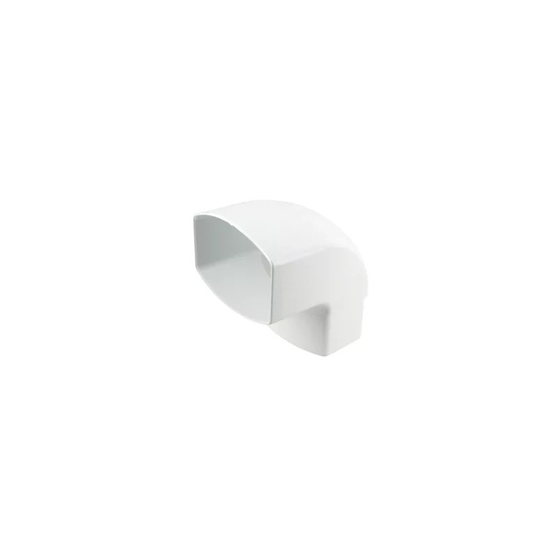 NICOLL Techtan Ovation LG38 PVC-Ti bocht 87,5° 105x76 m/vse wit
