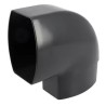 NICOLL Techtan Ovation LG38 PVC-Ti bocht vert 90° 105x76 m/vse antrac.