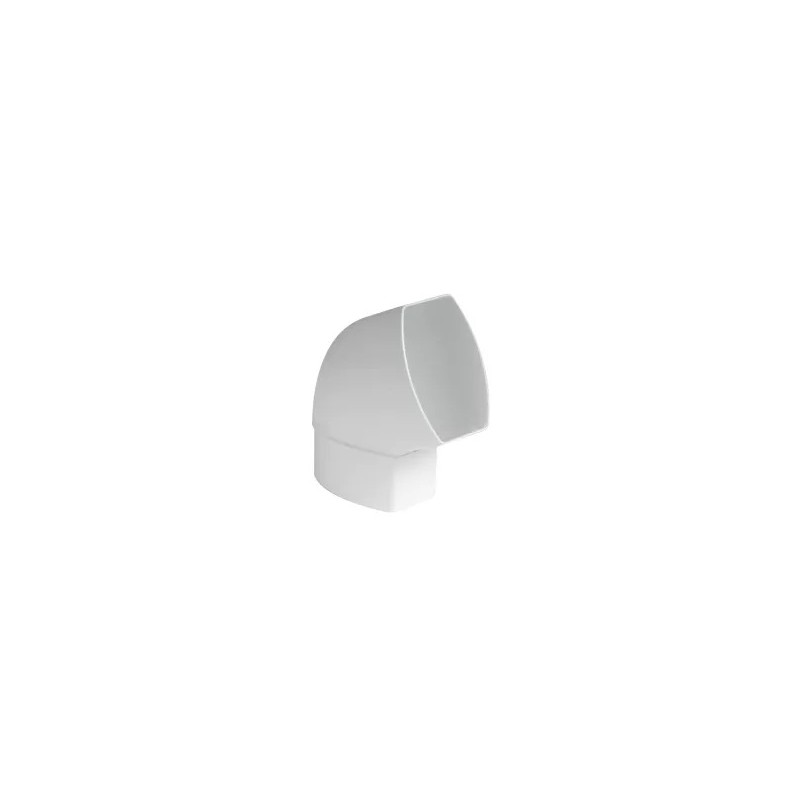 NICOLL Techtan Ovation LG38 PVC-Ti bocht vert 67,5° 105x76 m/vse wit