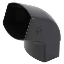 NICOLL Techtan Ovation LG38 PVC-Ti bocht 67,5° 105x76 m/vse antraciet