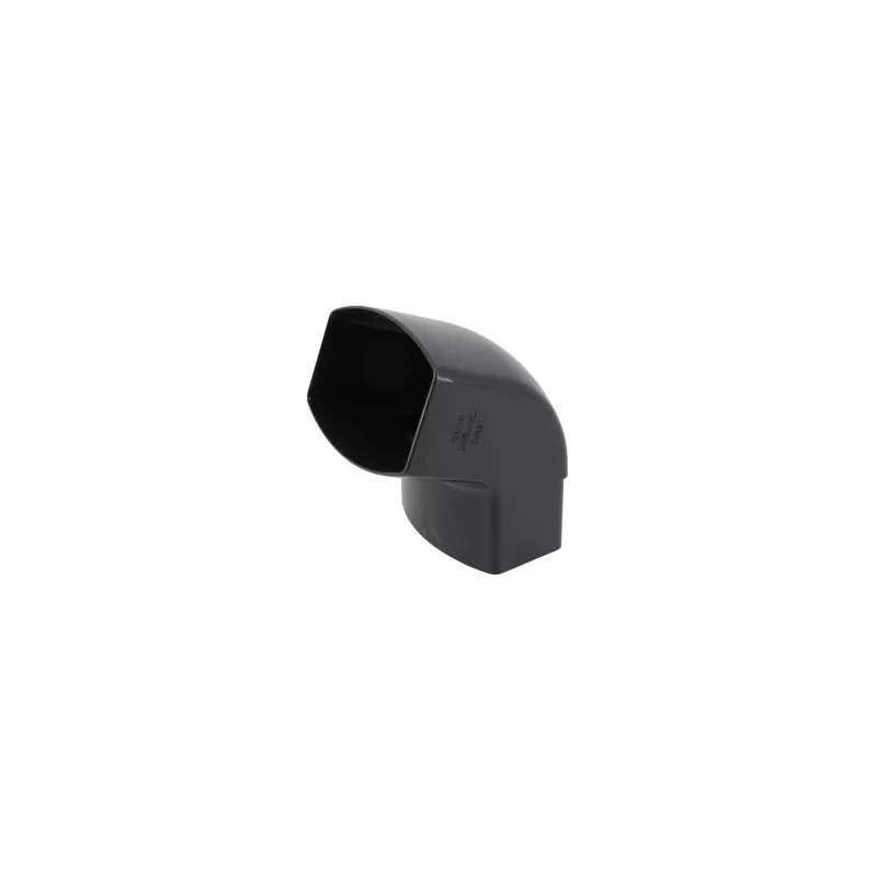 NICOLL Techtan Ovation LG38 PVC-Ti bocht 67,5° 105x76 m/vse antraciet