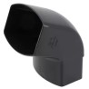 NICOLL Techtan Ovation LG38 PVC-Ti bocht 67,5° 105x76 m/vse antraciet
