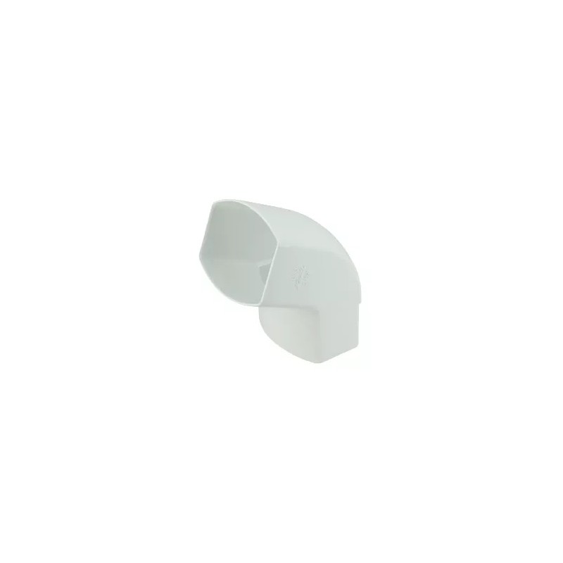 NICOLL Techtan Ovation LG38 PVC-Ti bocht 67,5° 105x76 m/vse wit