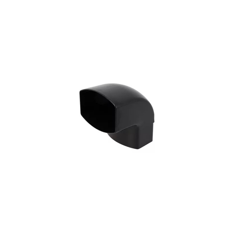 NICOLL Techtan Ovation LG38 PVC-Ti bocht 87,5° 105x76 m/vse zwart