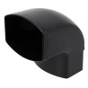 NICOLL Techtan Ovation LG38 PVC-Ti bocht 87,5° 105x76 m/vse zwart