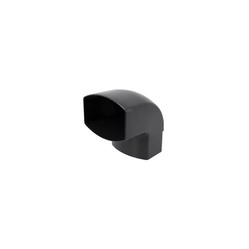 NICOLL Techtan Ovation LG38 PVC-Ti bocht 87,5° 105x76 m/vse antraciet