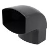 NICOLL Techtan Ovation LG38 PVC-Ti bocht 87,5° 105x76 m/vse antraciet