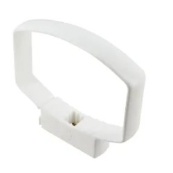 NICOLL Ovation LG38 PVC-Ti pijpbeugel 105x76 M6 wit