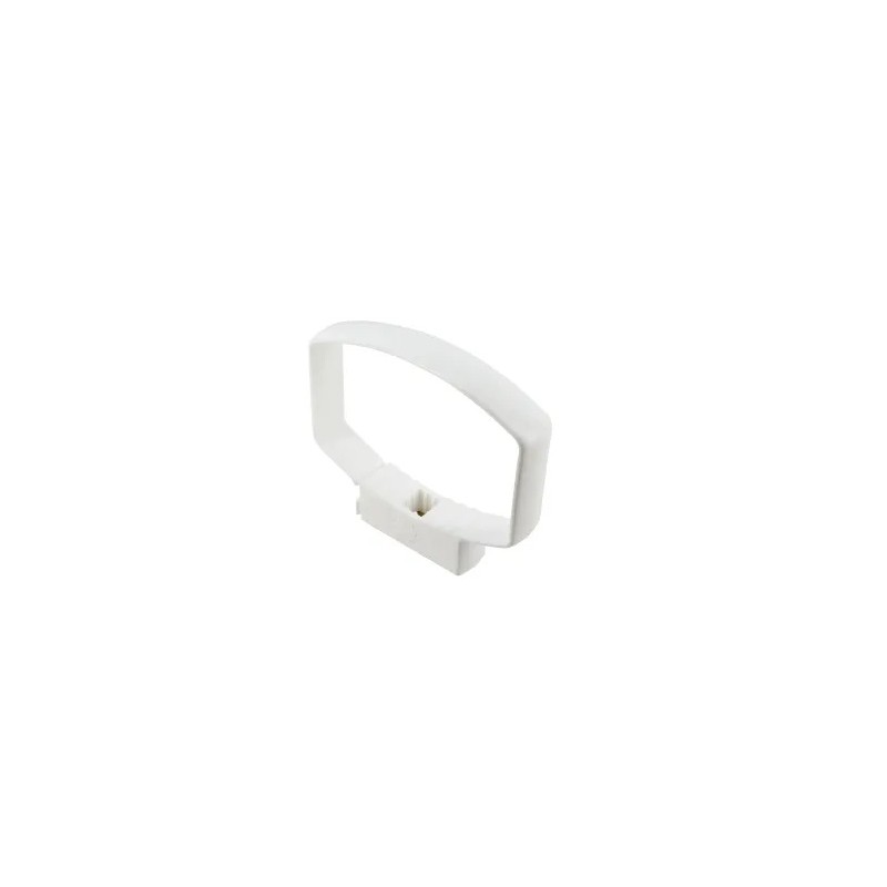 NICOLL Ovation LG38 PVC-Ti pijpbeugel 105x76 M6 wit