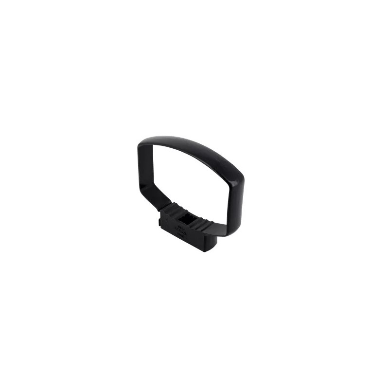 NICOLL Ovation LG38 PVC-Ti pijpbeugel 105x76 M6 zwart