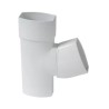 NICOLL Techtan Ovation LG38 PVC-Ti T-stuk 67,5° 90x56 m/vse wit