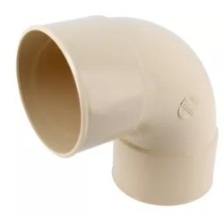 Nicoll PVC-Ti bocht 87,5 graden mof-mof beige Ø100